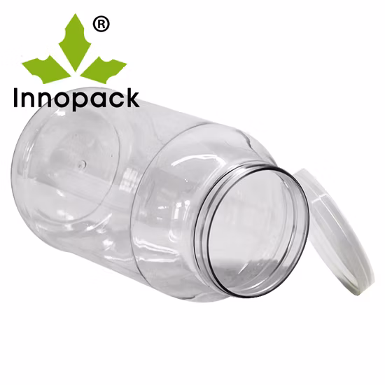 Заводская 1л 3л 5л 7,5л прозрачная блестящая банка для домашних животных для протеинового порошка