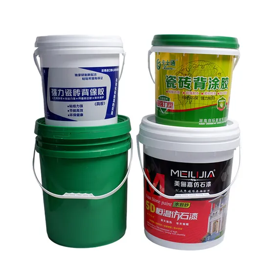 Пластиковое ведро с краской на галлон Упаковочный контейнер Пластиковый барабан