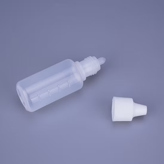 60 мл пластиковая мягкая бутылка с острым горлышком из ПЭНП для глазных капель